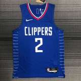 Men's Kawhi Leonard Blue Team Jersey - Authentic Edition
