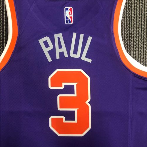 Men's Chris Paul Purple Team Jersey - 75th Anniversary Edition
