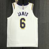 Men's LeBron James White Team Jersey - Authentic Edition
