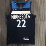 Men's Andrew Wiggins Blue Team Jersey - 75th Anniversary Edition