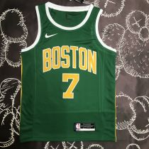 Men's Jaylen Brown Green Team Jersey
