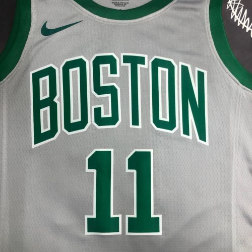 Men's Kyrie Irving Gray Team Jersey
