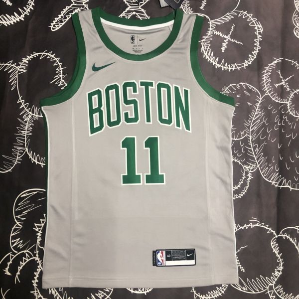 Men's Kyrie Irving Gray Team Jersey