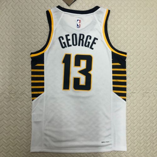 Men's Paul George White Home Team Jersey