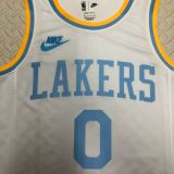 Men's Russell Westbrook White Retro Team Jersey