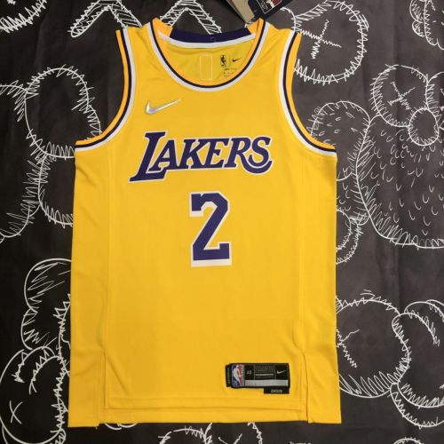 Men's Kyrie Irving Yellow Team Jersey - 75th Anniversary Edition