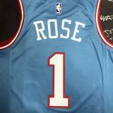 Men's Derrick·Rose Blue Team Jersey