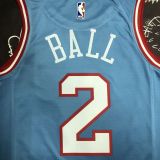 Men's Lonzo Ball Blue Team Jersey