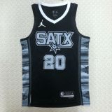 Men's Manu Ginóbili Black Team Jersey - Statement Edition
