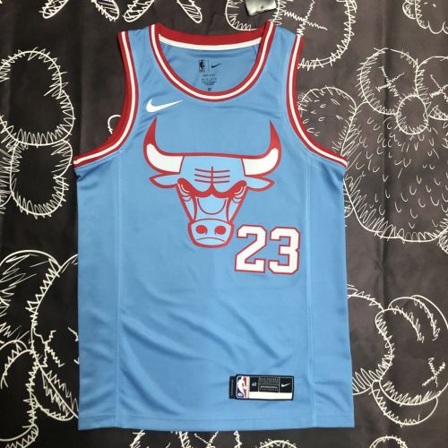 Men's Michael Jordan Blue Team Jersey