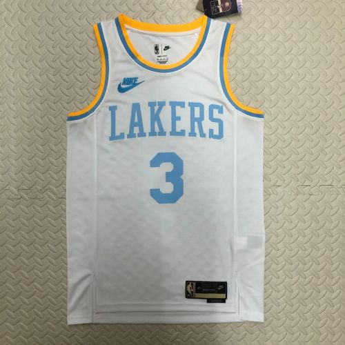 Men's Anthony Davis White Retro Team Jersey
