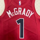 Men's Tracy McGrady Red Away Team Jersey