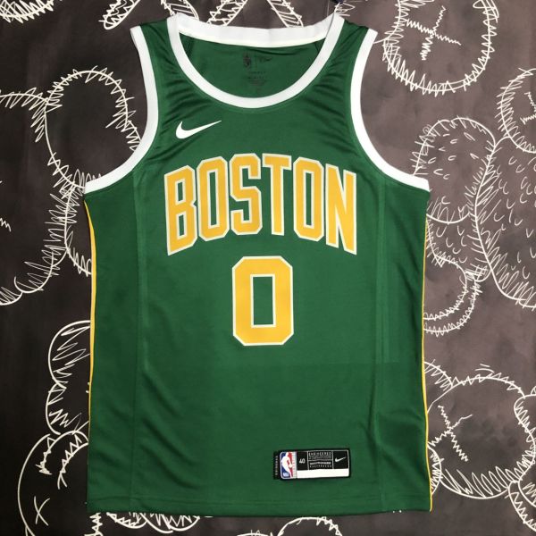 Men's Jayson Tatum Green Team Jersey