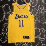Men's Kyrie Irving Yellow Team Jersey - 75th Anniversary Edition