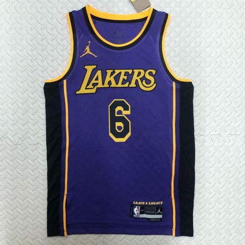 Men's LeBron James Purple Team Jersey - Statement Edition