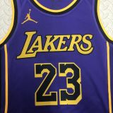 Men's LeBron James Purple Team Jersey - Statement Edition