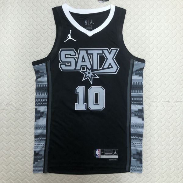 Men's Demar DeRozan Black Team Jersey - Statement Edition