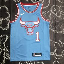 Men's Derrick·Rose Blue Team Jersey