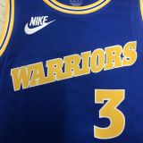 Men's Jordan Poole Blue Retro Team Jersey