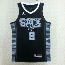 Men's Tony Parker Black Team Jersey - Statement Edition