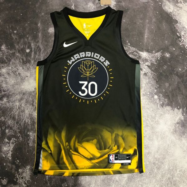 Men's Stephen Curry Black Team Jersey - City Edition