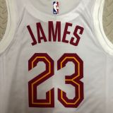 Men's LeBron Raymone James White Home Team Jersey