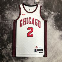 Men's Lonzo Ball White Team Jersey - City Edition