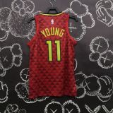 Men's Trae Young Red Team Jersey