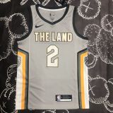 Men's Kyrie Irving Gray Team Jersey