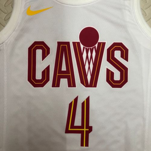 Men's Evan Mobley White Home Team Jersey