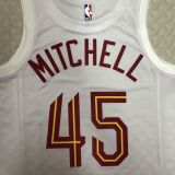 Men's Donovan Mitchell White Home Team Jersey