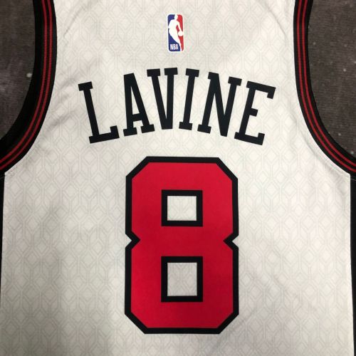 Men's Zach LaVine White Team Jersey - City Edition