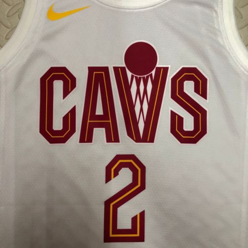 Men's Kyrie Irving White Home Team Jersey