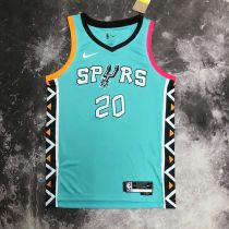 Men's Manu Ginóbili Blue Team Jersey - City Edition