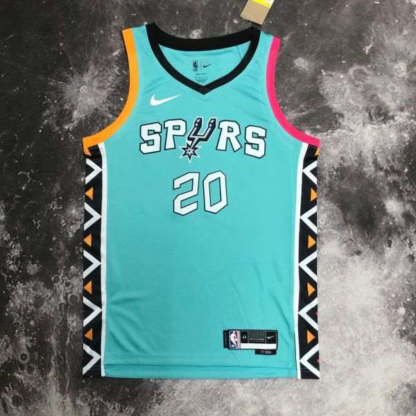 Men's Manu Ginóbili Blue Team Jersey - City Edition