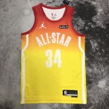 Men's Giannis Antetokounmpo All-Star Yellow Team Jersey
