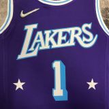 Men's D'Angelo Russell Purple Team Jersey - City Edition