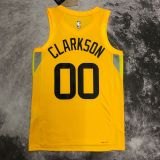 Men's Jordan Clarkson Yellow Away Team Jersey