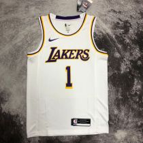 Men's D'Angelo Russell White Team Jersey