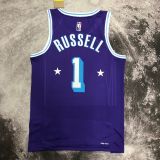 Men's D'Angelo Russell Purple Team Jersey - City Edition
