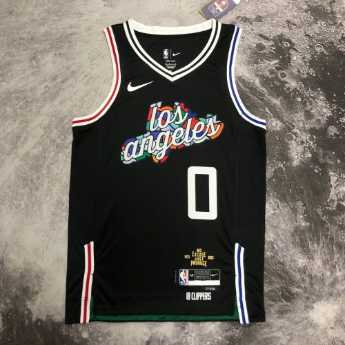 Men's Russell Westbrook Black Team Jersey - City Edition