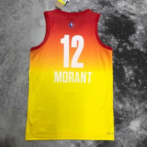 Men's Ja Morant All-Star Yellow Team Jersey