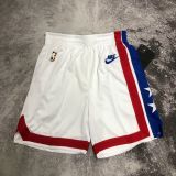 Men's White Retro Team Shorts