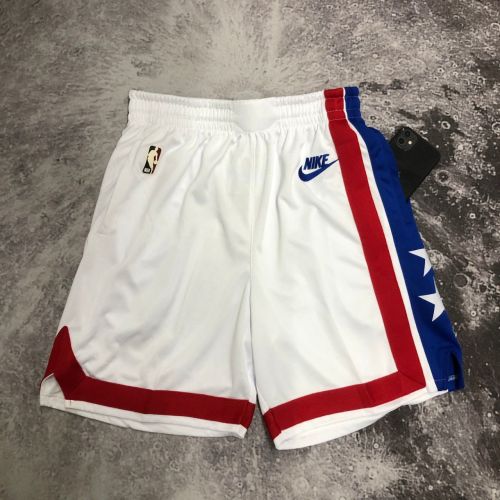 Men's White Retro Team Shorts