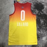 Men's Damian Lillard All-Star Yellow Team Jersey