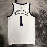 Men's D'Angelo Russell White Team Jersey - City Edition