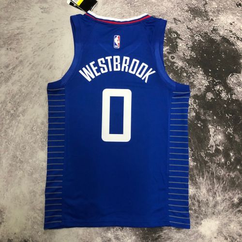 Men's Russell Westbrook Blue Team Jersey