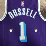 Men's D'Angelo Russell Purple Team Jersey - City Edition