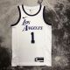 Men's D'Angelo Russell White Team Jersey - City Edition