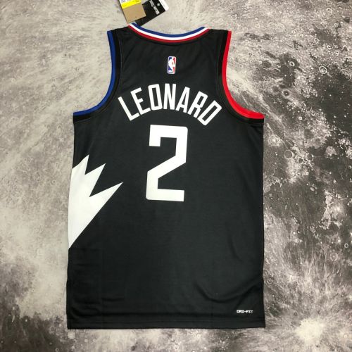 Men's Kawhi Leonard Black Team Jersey - Statement Edition